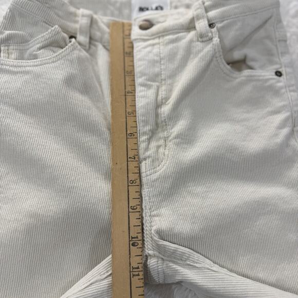 ROLLA'S Eastcoast Flare High Rise Corduroy PANTS WOMEN 27 VANILLA STRETCH - Picture 5 of 12